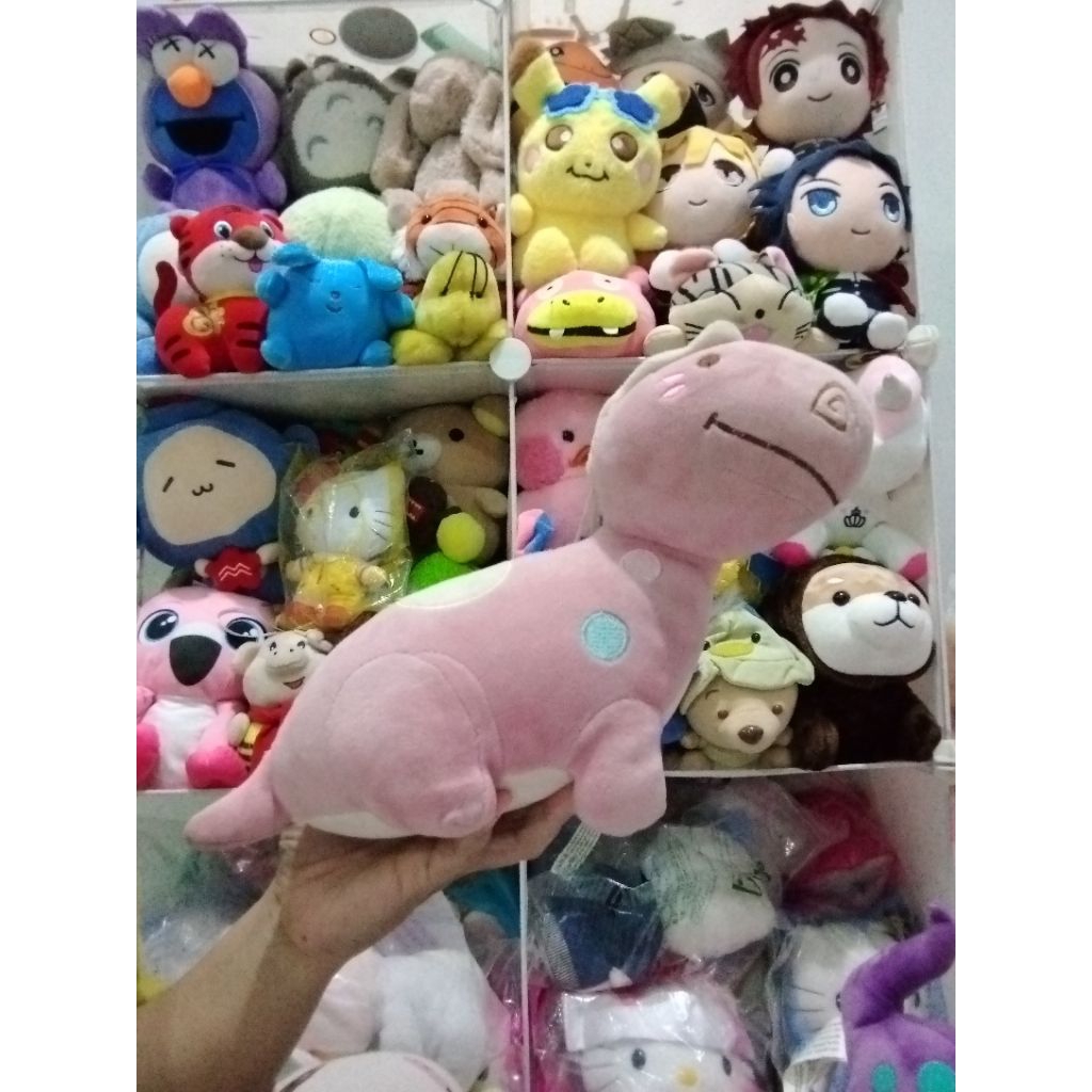 boneka dino.the good dinosaurus bahan miniso