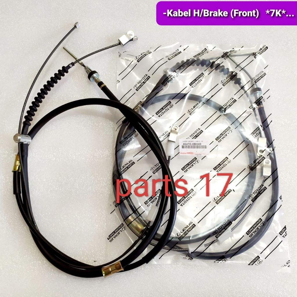 KABEL HAND BRAKE KABEL REM TANGAN BELAKANG KIJANG 7K ASLI ORIGINAL 46410-0B040