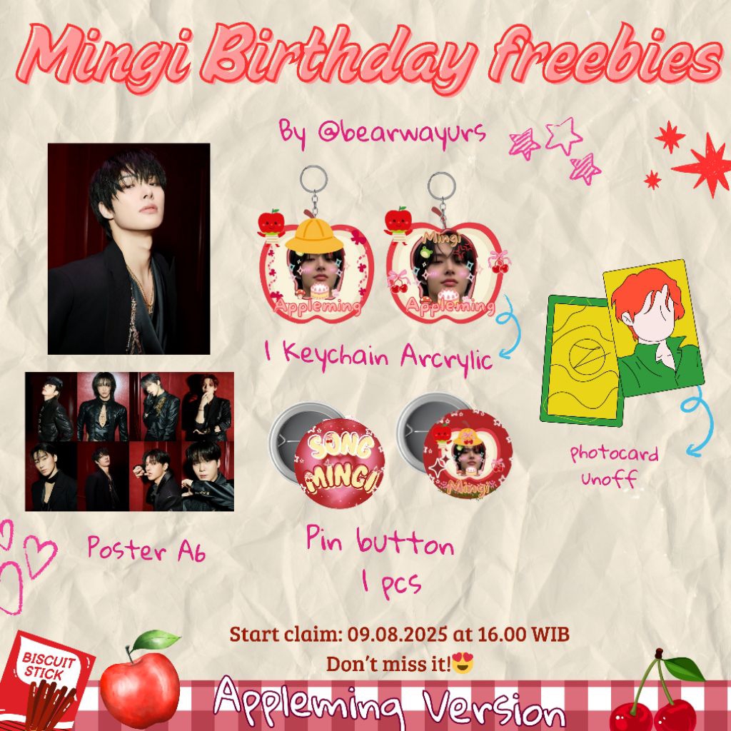 FREE CLAIM | Mingi Ateez Special Birthday Freebies