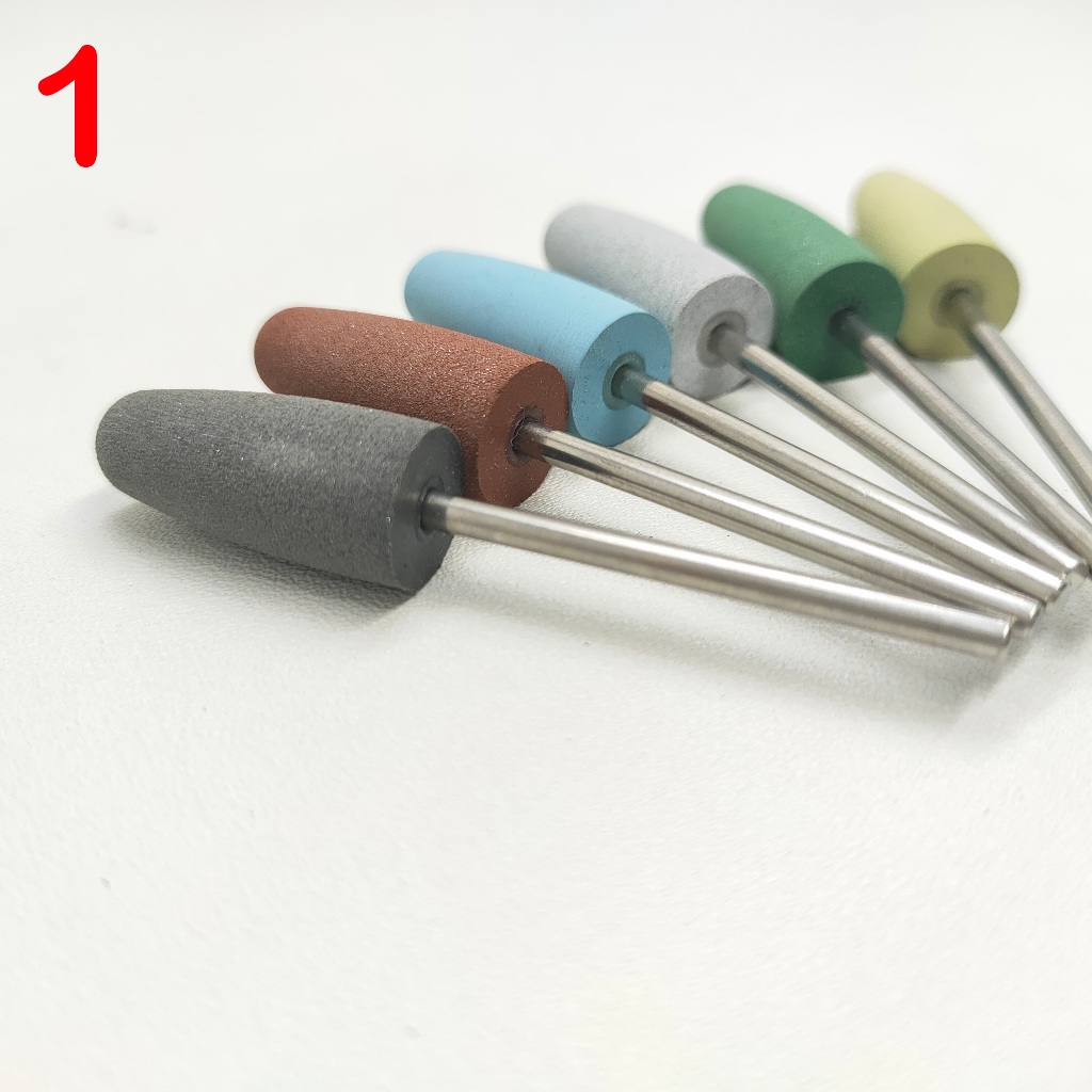 rubber bur poles gigi tiruan ujung tumpul model no. 1