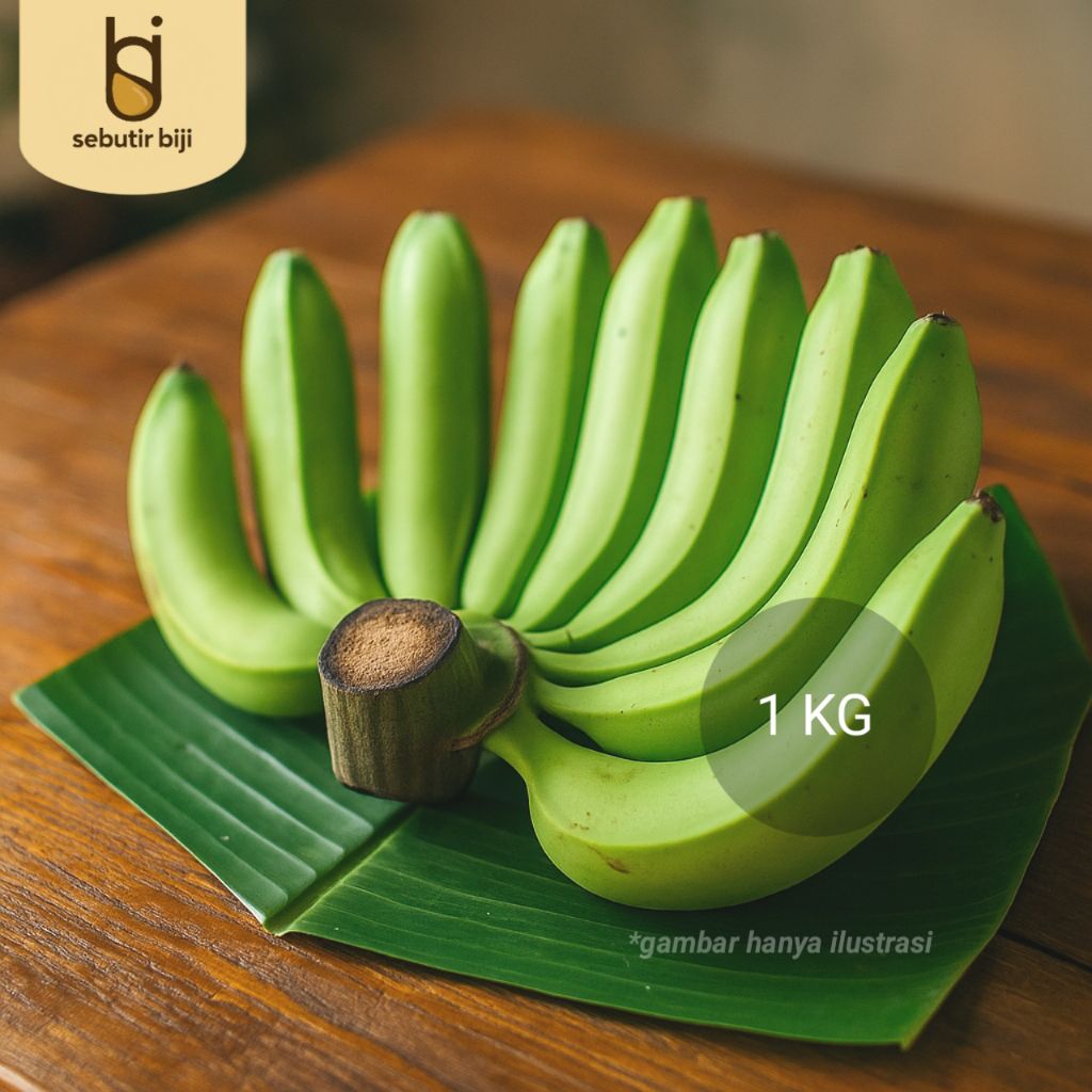 Pisang Nangka Mentah – 1 Kg | Cocok untuk Keripik Pisang, Gorengan, Kolak