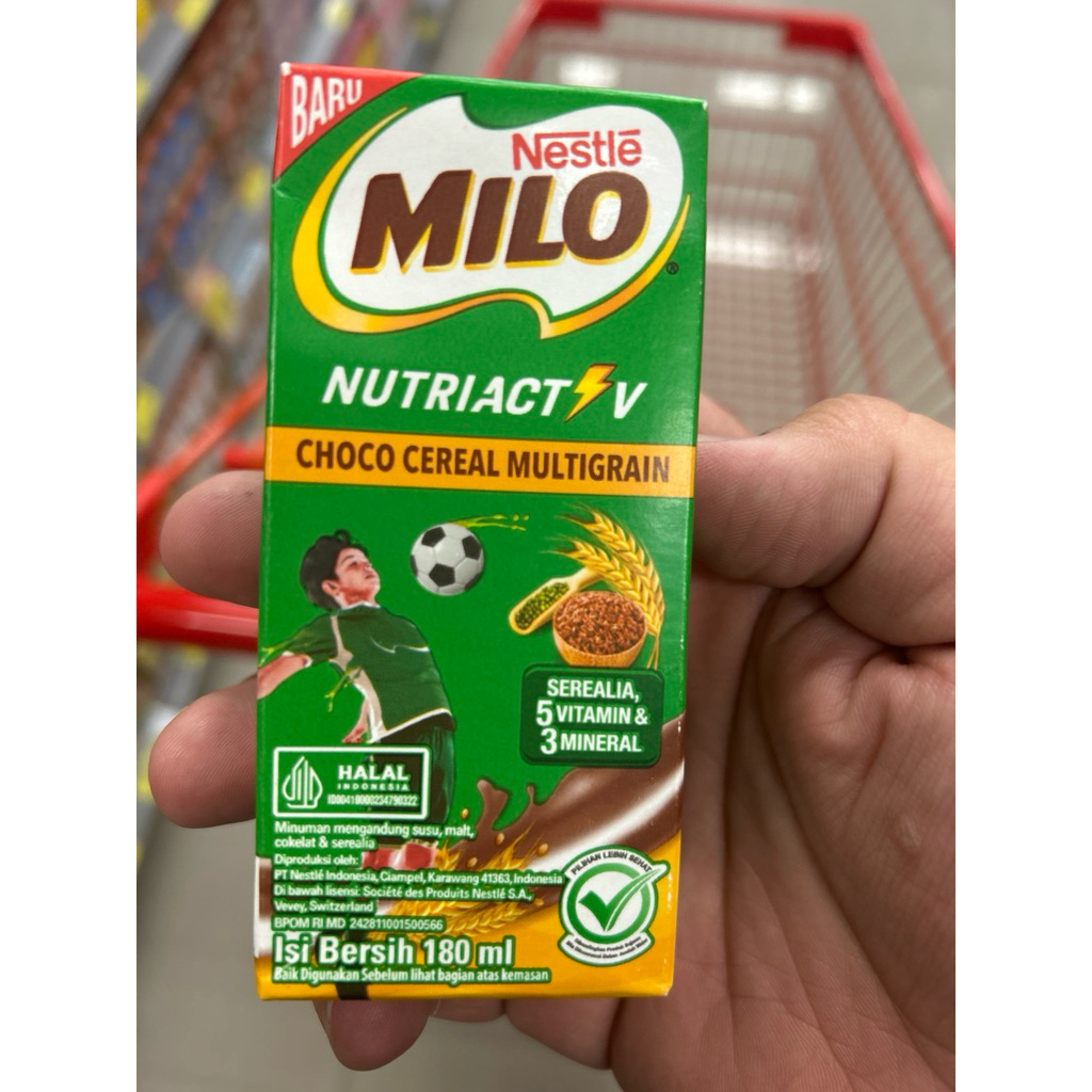

Milo UHT 180 choco cereal multigrain
