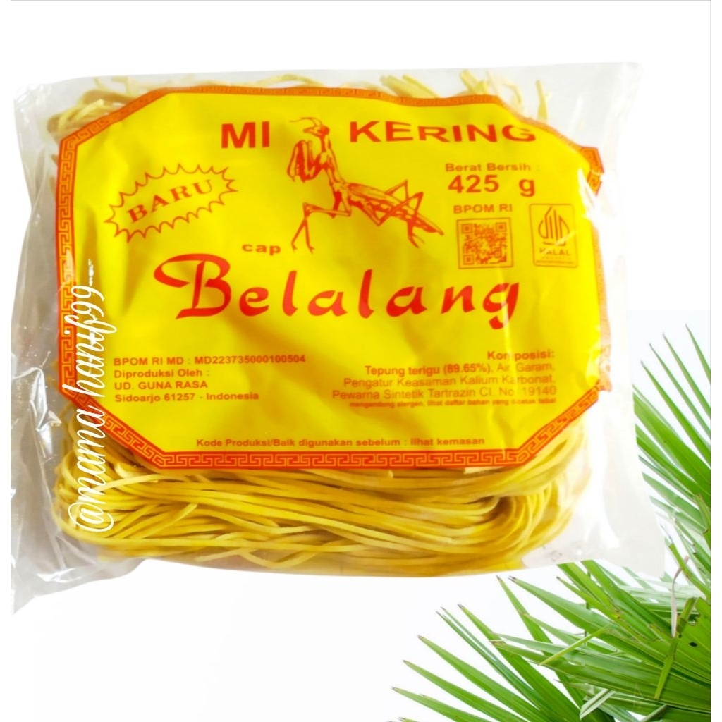 

Mie Telor Cap Belalang 425gr