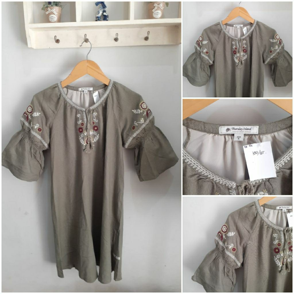 (premium) Thursday Island dress bordir bohemian PL