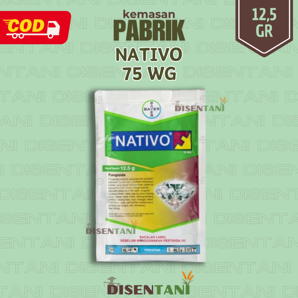 Nativo 12,5gr - Fungisida Sistemik Trifloxystrobin & Tebuconazole Obat Jamur Daun, Antraknosa