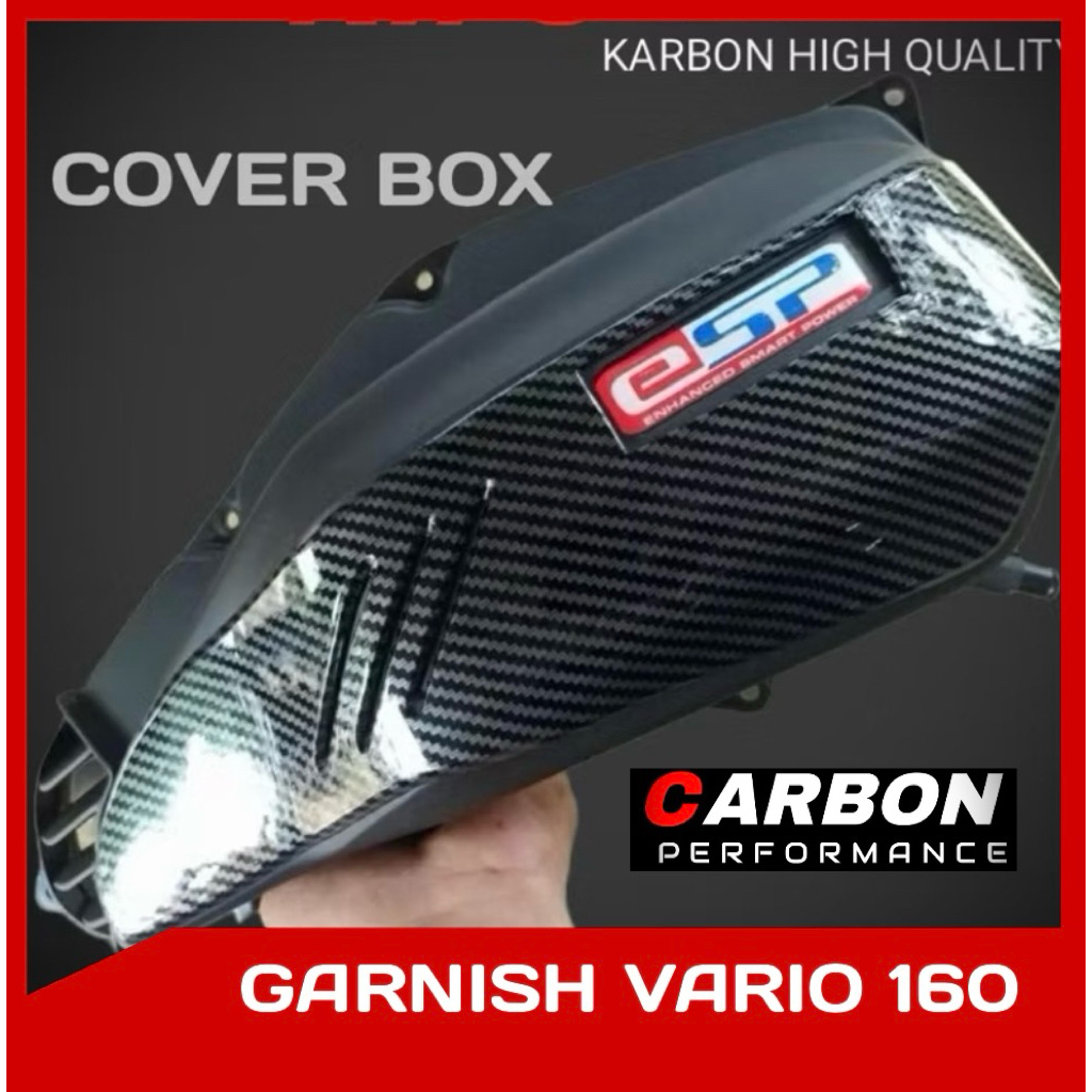 garnish Vario / tutup filter Vario carbon / garnish tutup filter Vario