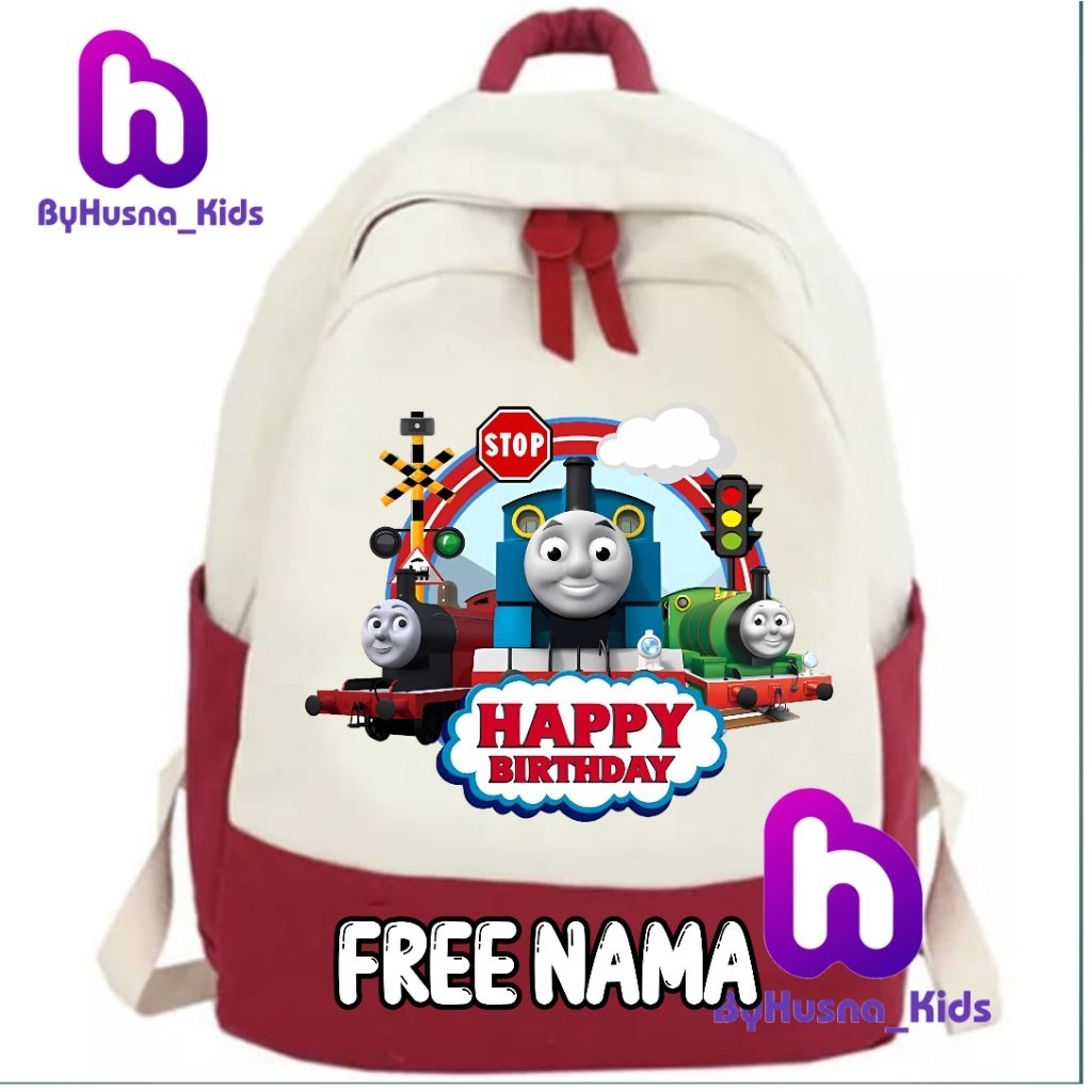 THOMAS AND FRIENDS TAS RANSEL ANAK THOMAS AND FRIENDS TAS ANAK CEWEK COWOK CUSTOM