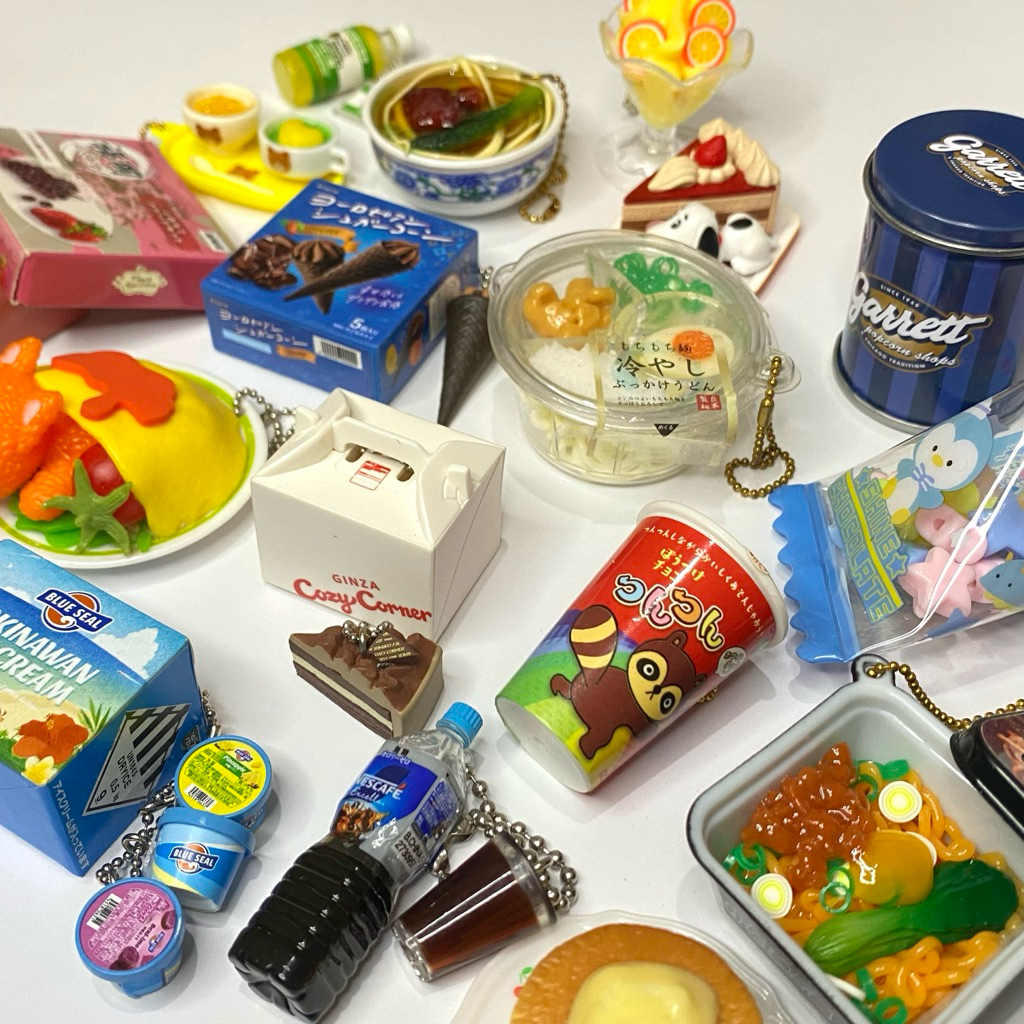 (update 8/8) various food gotochi trinkets gashapon