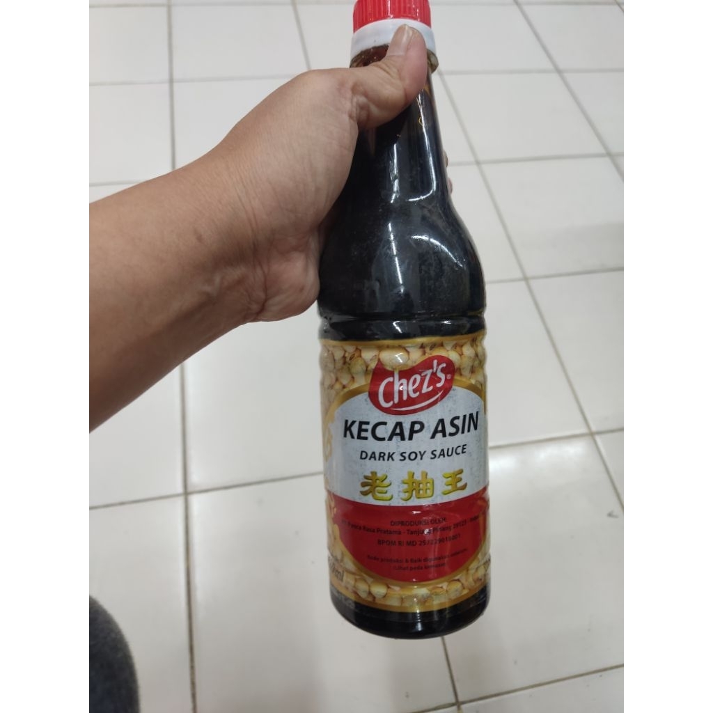 

chez kecap asin 610 ml