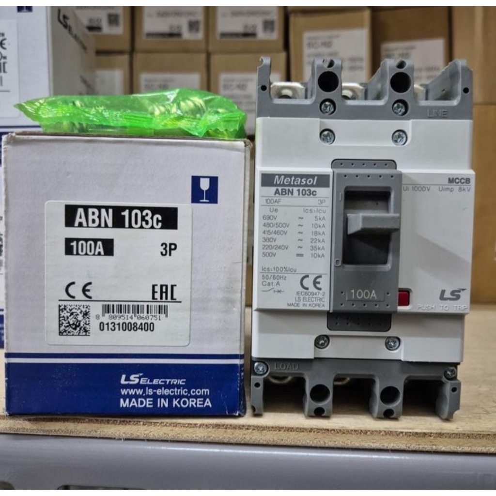 MCCB LS ABN 103C 3P 100A/MCCB LS 3P 100A ORIGINAL