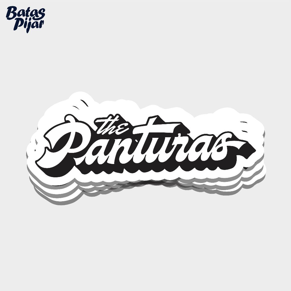 Band The Panturas Stiker Vinyl Glossy Waterproof