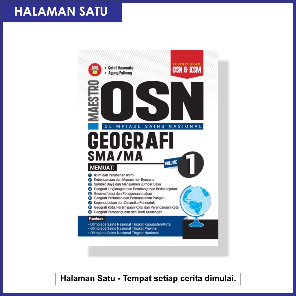 (Yrama Widya) Maestro OSN Geografi SMA-MA Volume 1 - Gatot Harmanto, Agung Fathony