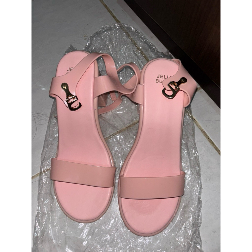 Preloved Jelly Bunny Heels Pink