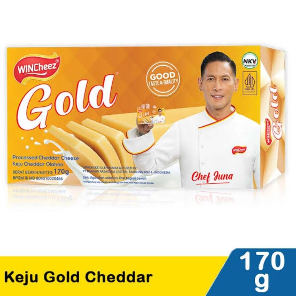 

keju gold cheddar 170g