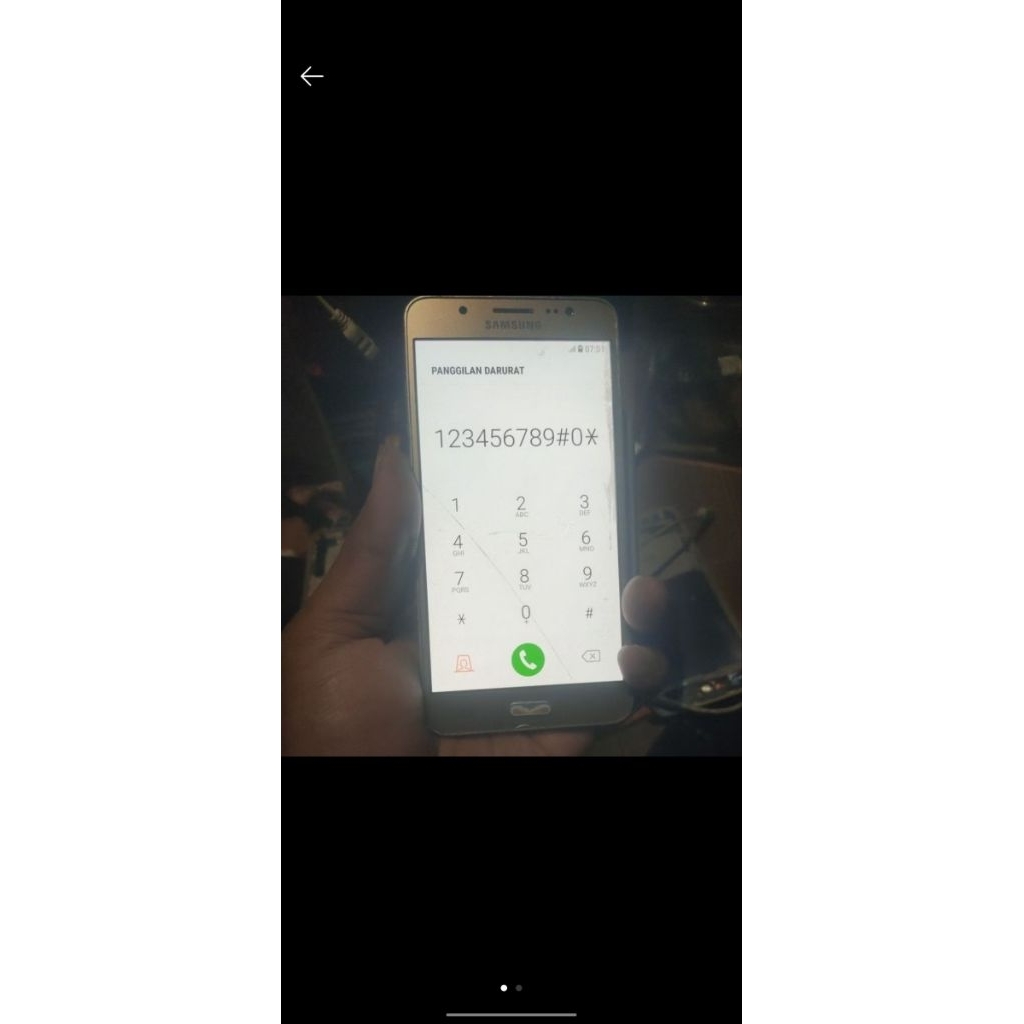 LCD Samsung J5 2016  Plus Frame Ori Copotan