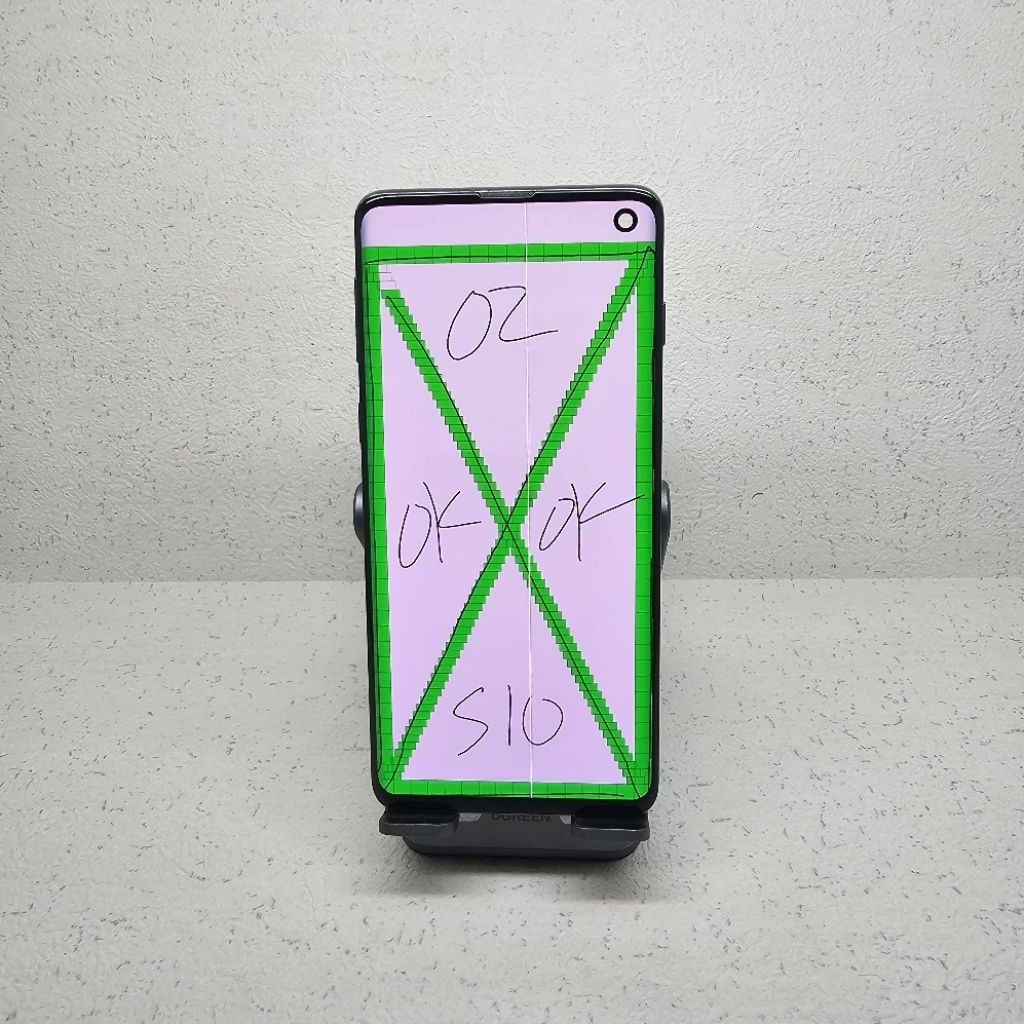 LCD Samsung S10 SM-G973 Original Sein Copotan Minus