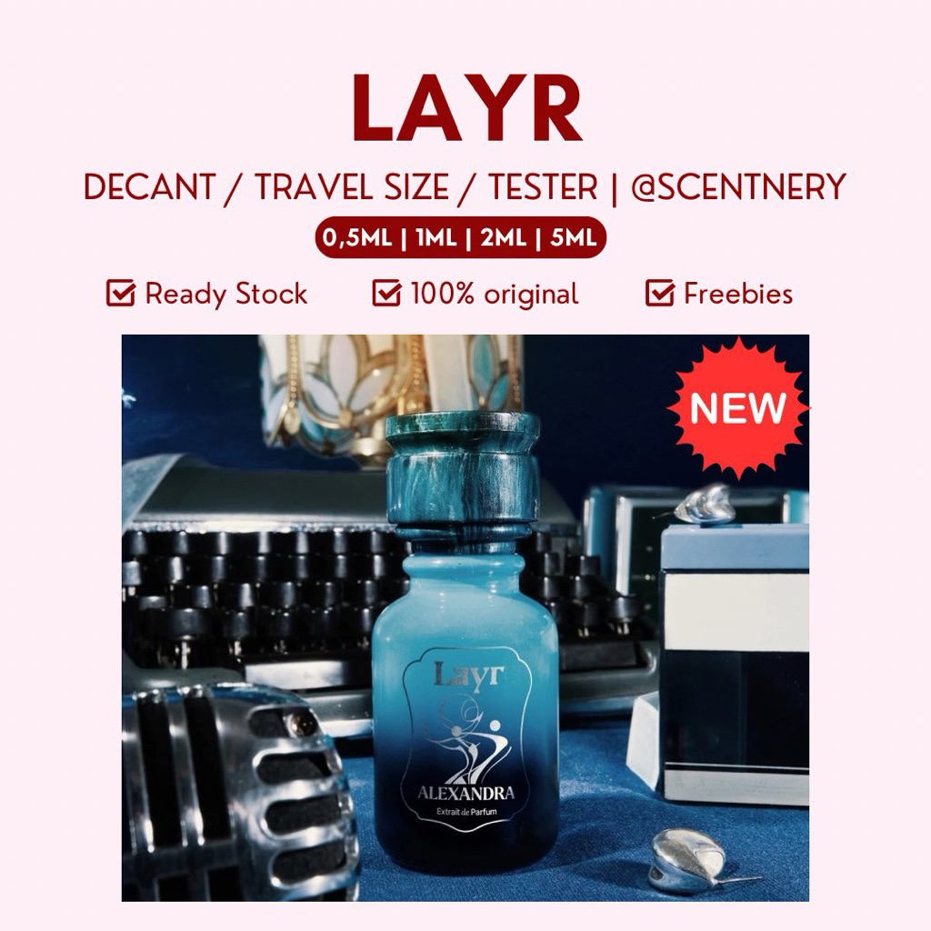 DECANT - LAYR Fragrance Parfum Alexandra Reality Club Rose d'Amou Empty Room Mankind Before Petricho