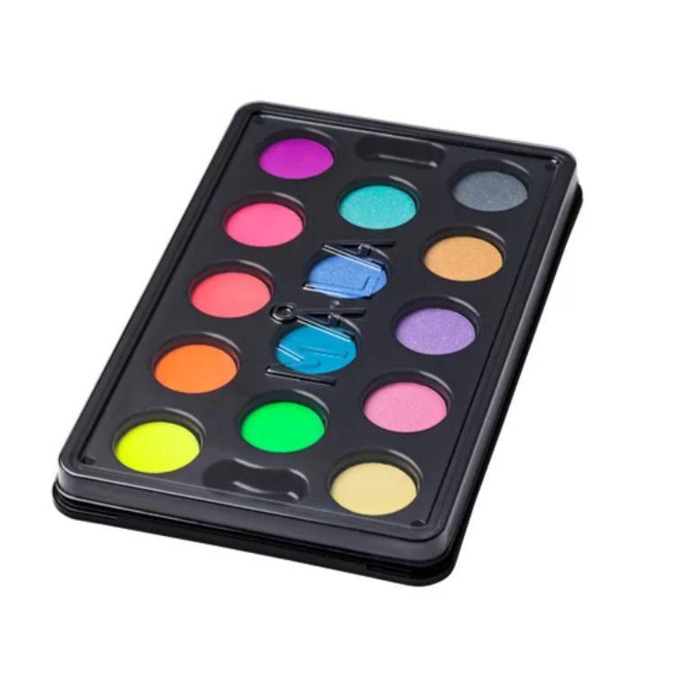 

204.776.28 MÅLA Kotak cat air dengan 14 warna, warna campuran