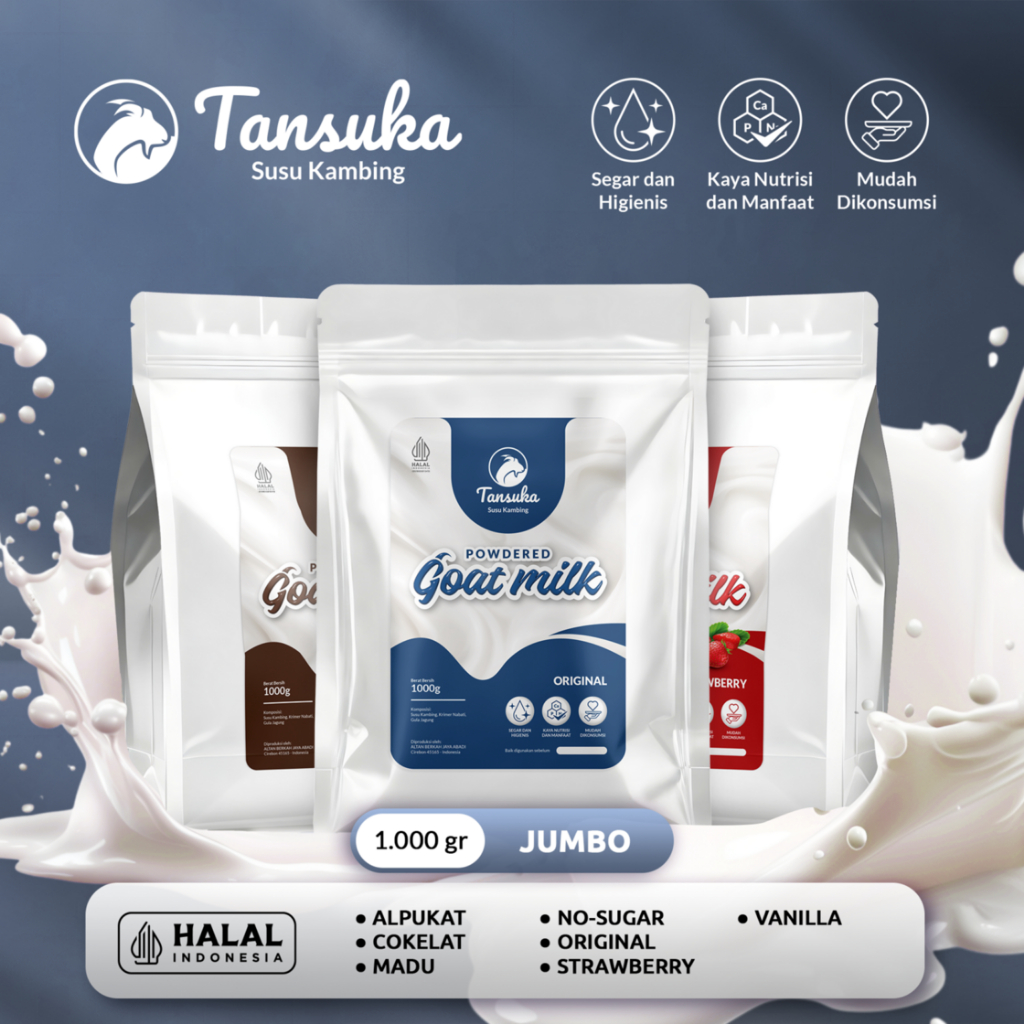 

Susu Kambing Etawa Murah, Herbal Diet Kemasan , Peremajaan Kulit, Susu Bubuk, Booster Imun, Booster Asi, Susu Bubuk Anak.