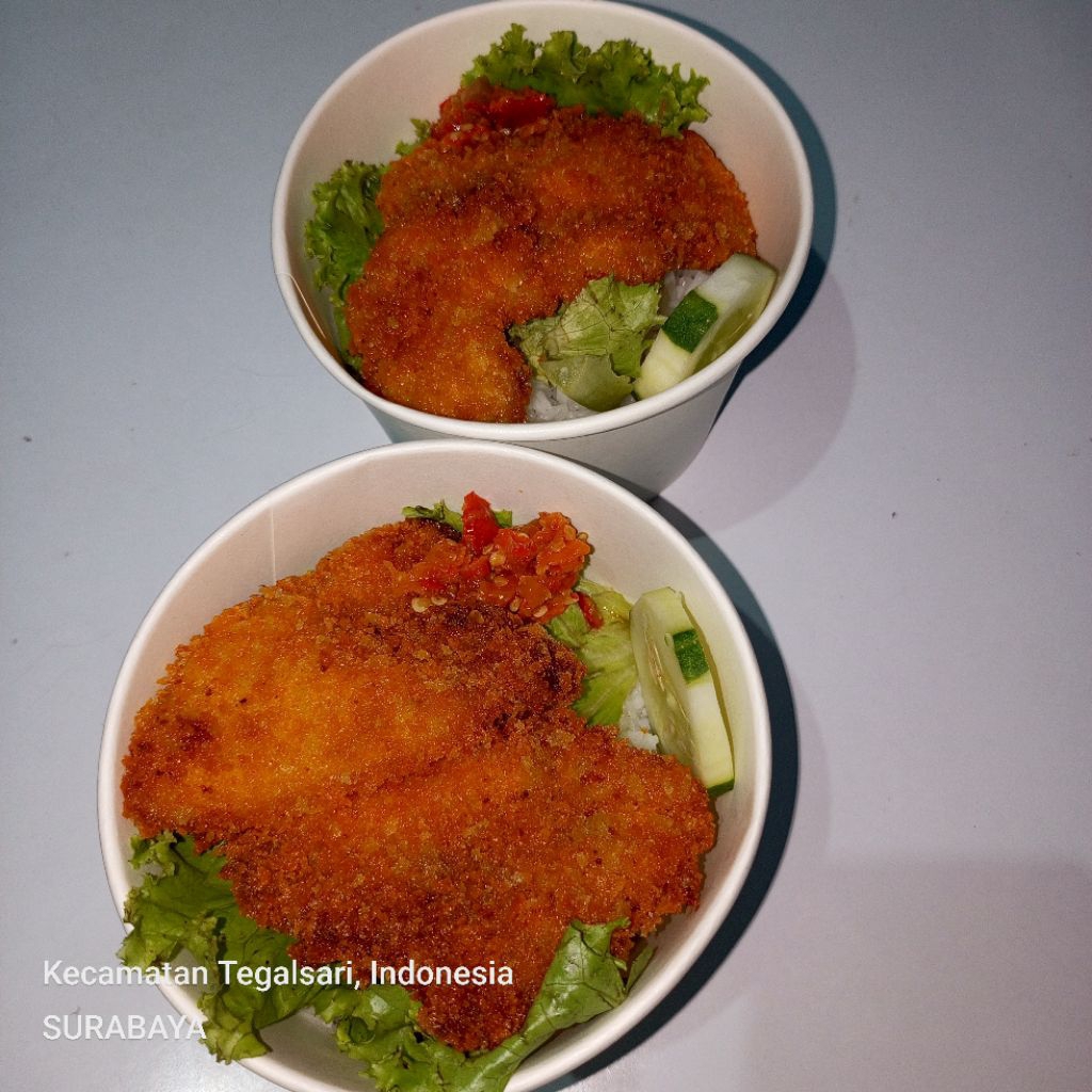 

ricebowl chiken katsu