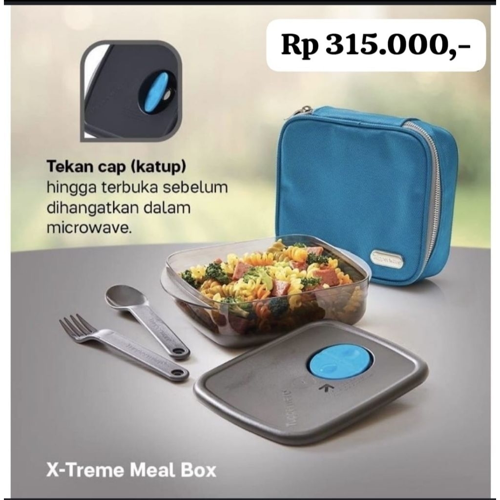 Xtreme Meal lunch box Tupperware kotak bekal