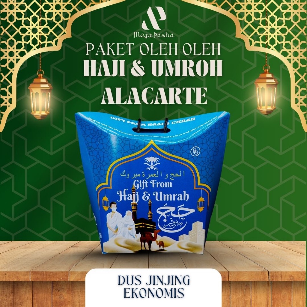 

Dus Jinjing Ekonomis oleh-oleh haji & umroh | Alacarte Series - Megapasha Store