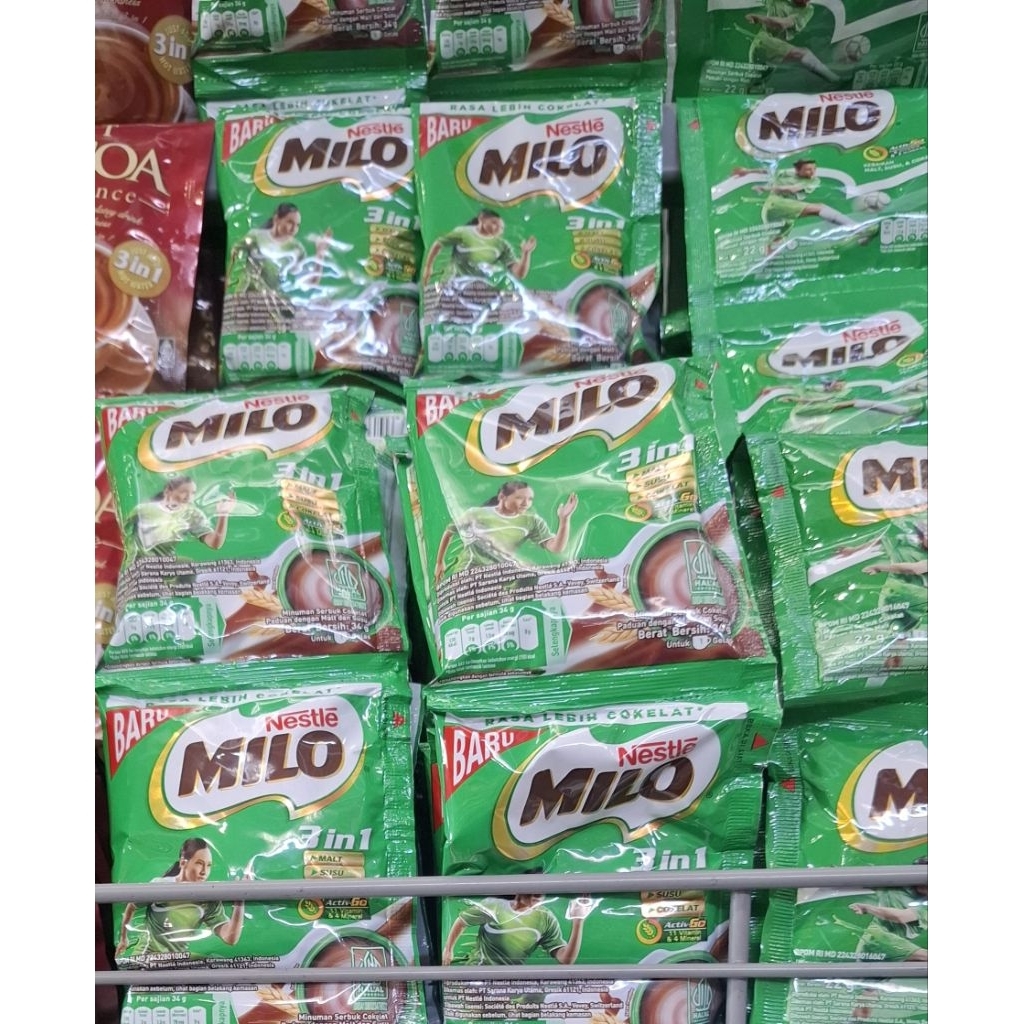 

MILO 3 in 1 Sachet Renceng 10x34 grm
