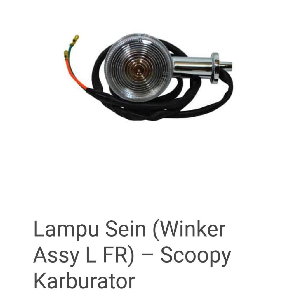 Winker L Front Lampu Sein Depan Kiri Scoopy Karbu 33450-KYT-901 Ori Honda Genuine Parts