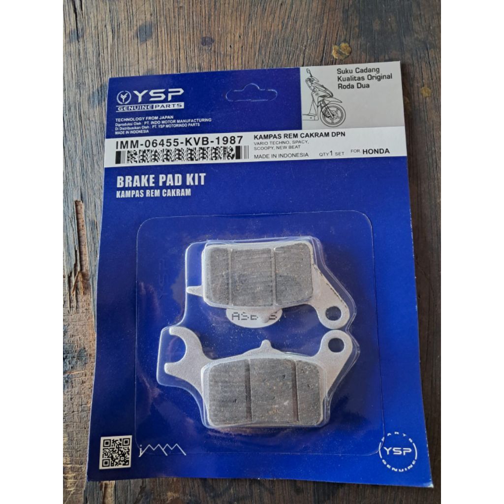 YSP PRESS KAMPAS CAKRAM DEPAN VARIO CBS BEAT FI VARIO 125 ORIGINAL YSP