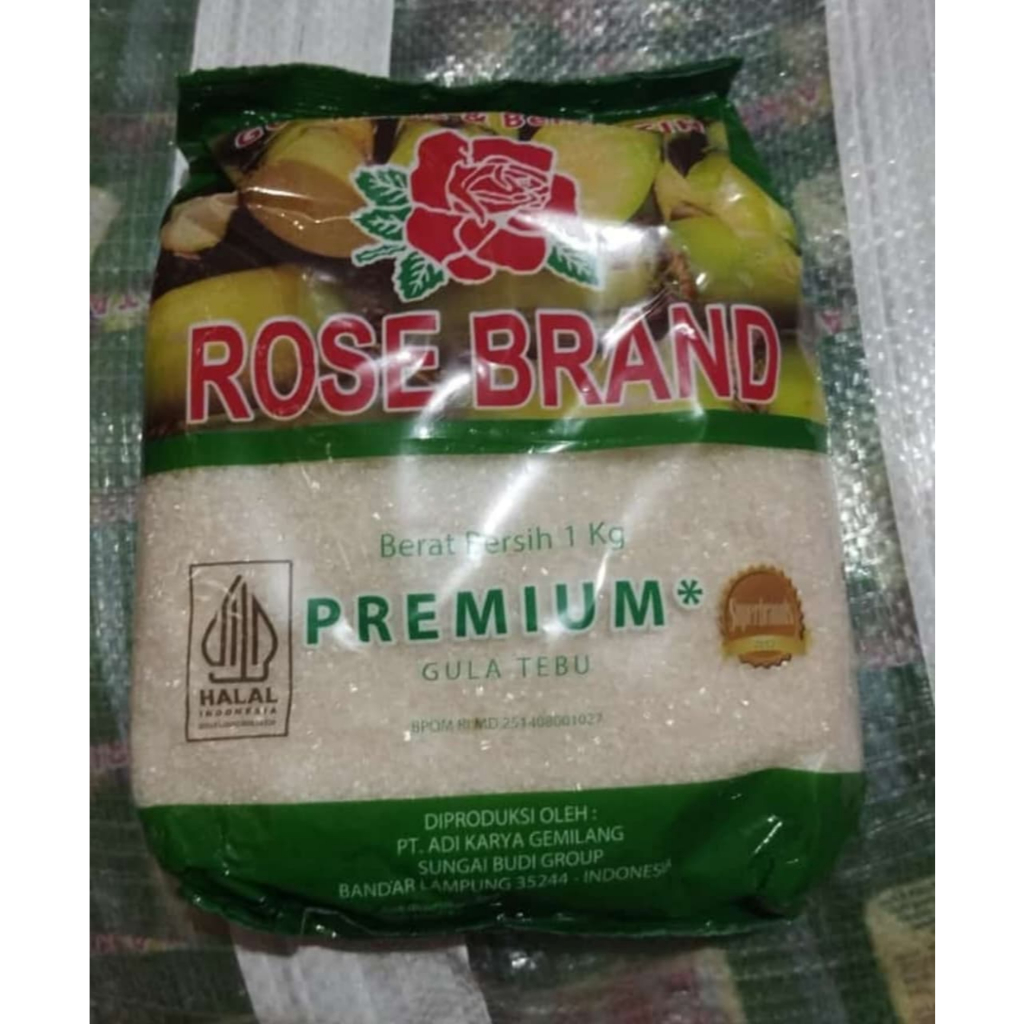 

Gula Rose Brand hijau dan Kuning 20 kg