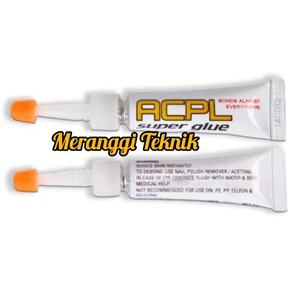 

id4725 Lem alteco serbaguna ACPL instans glue power glue 2 gram