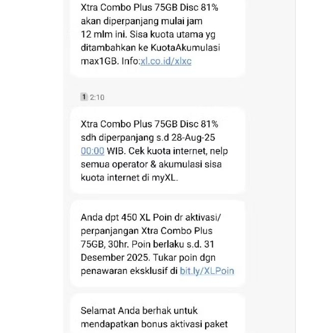 KARTU XL DISKON 81%