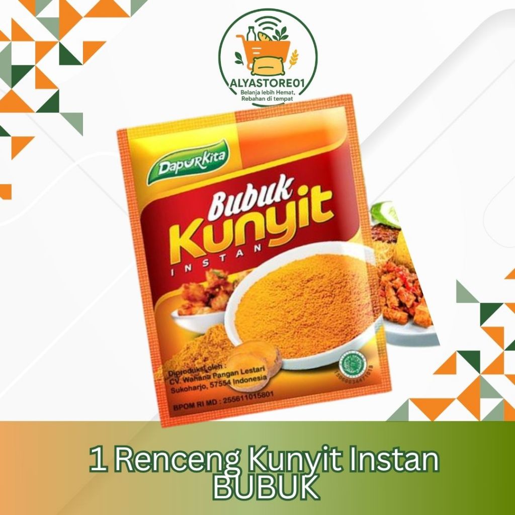 

KUNYIT BUBUK DAPURKITA 1 RENTENG @12 SACHET / KUNYIT BUBUK