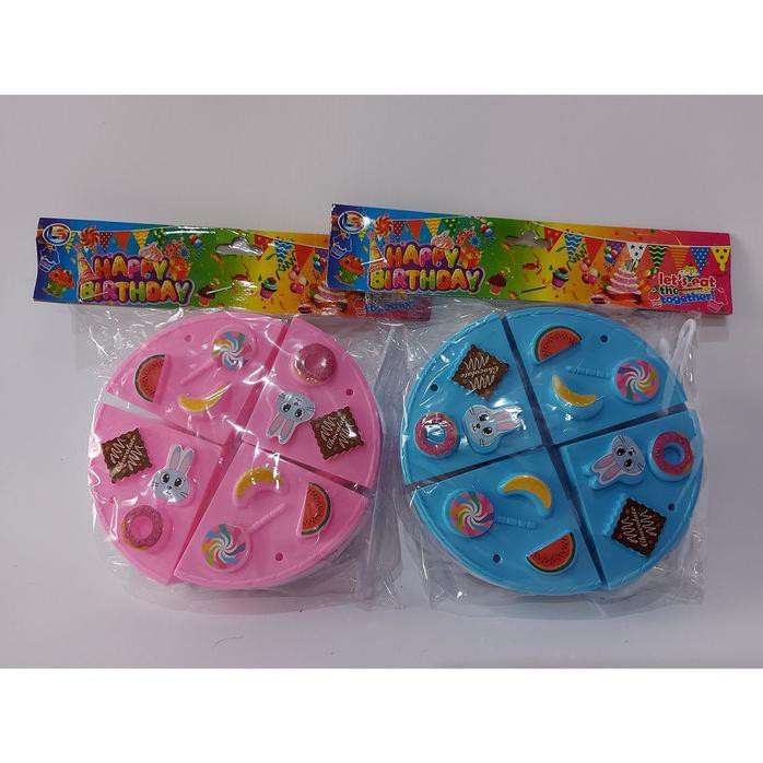Mainan Anak Kue Tart Ulang Tahun / Mainan Kue Potong Ulang Tahun LD 1 Murah