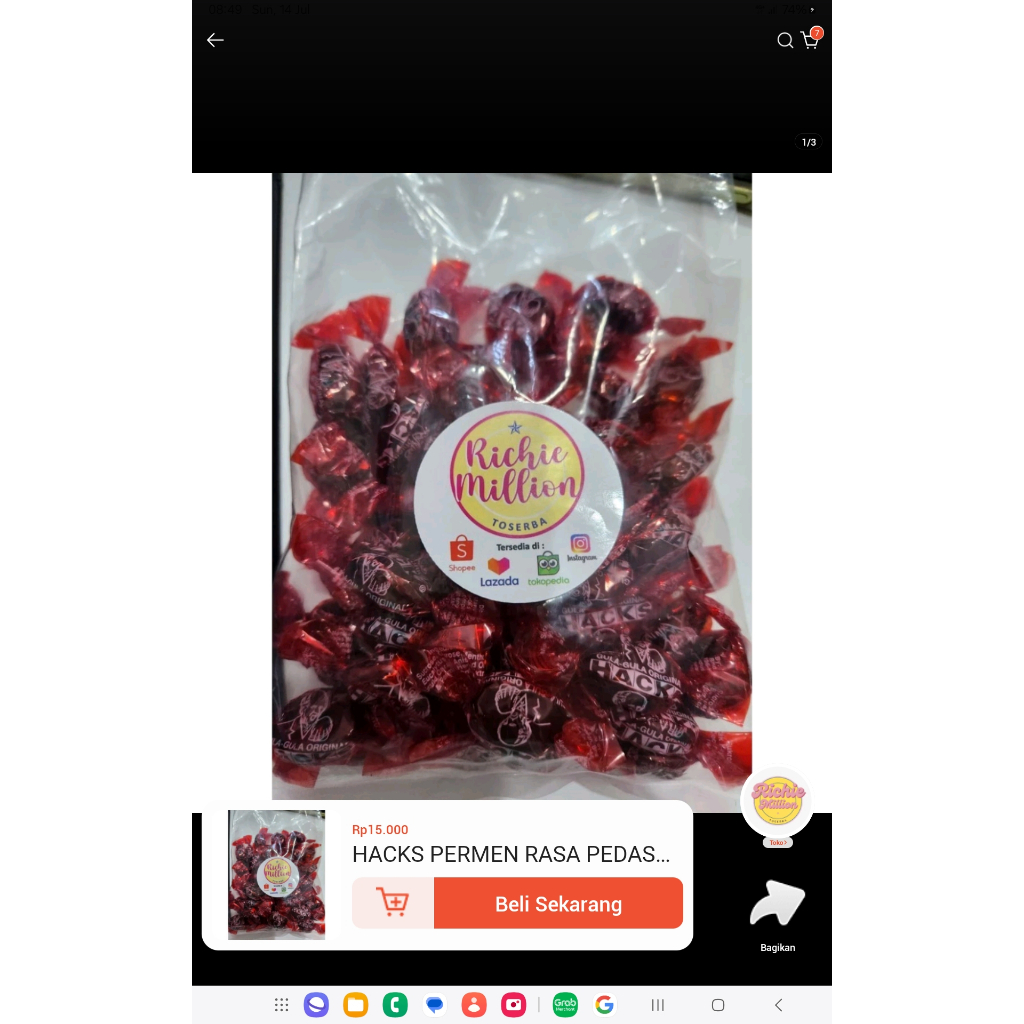 

Hack Permen Rasa Pedas Malaysia 200 Gram