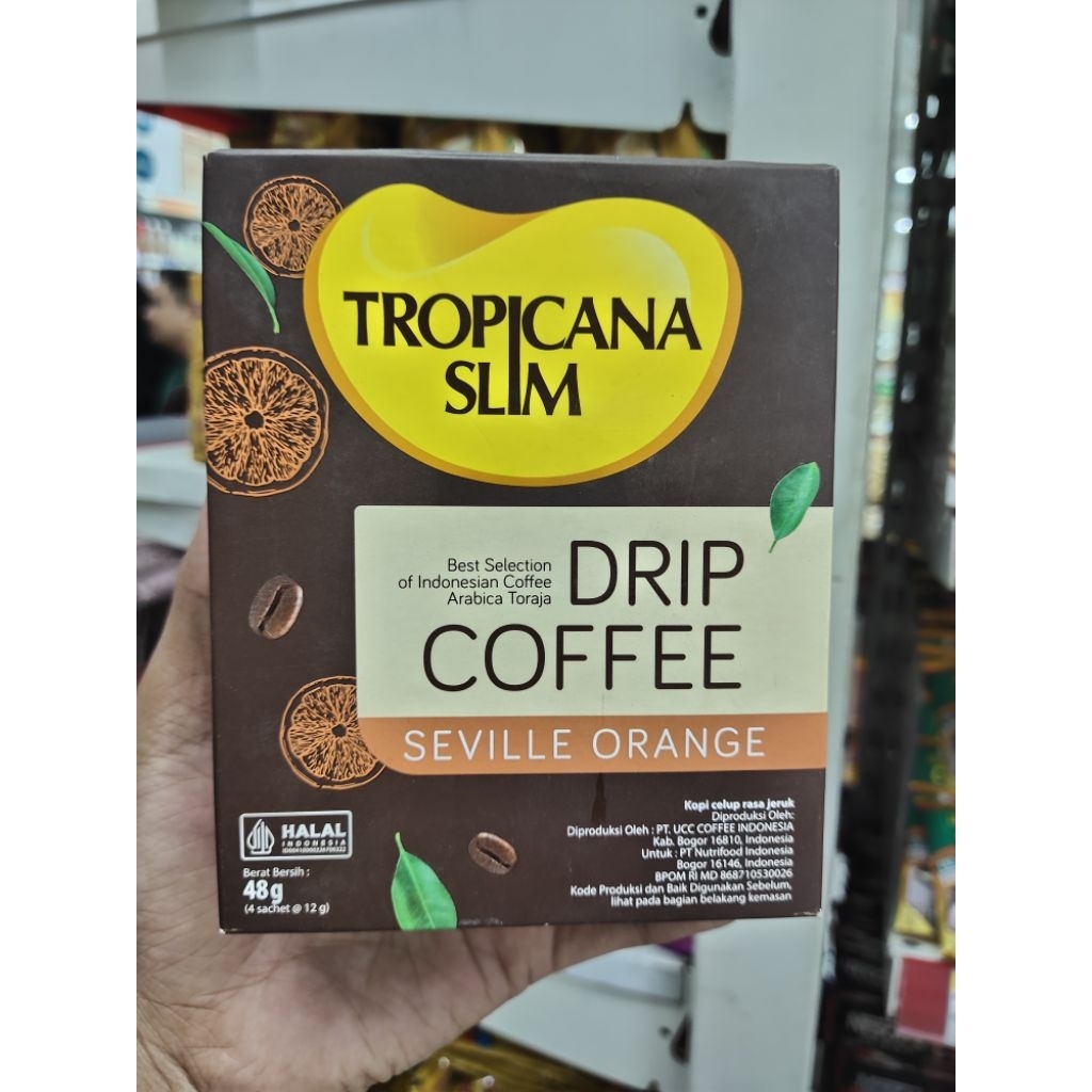 

Tropicana slim drip coffee seville orange 48gr
