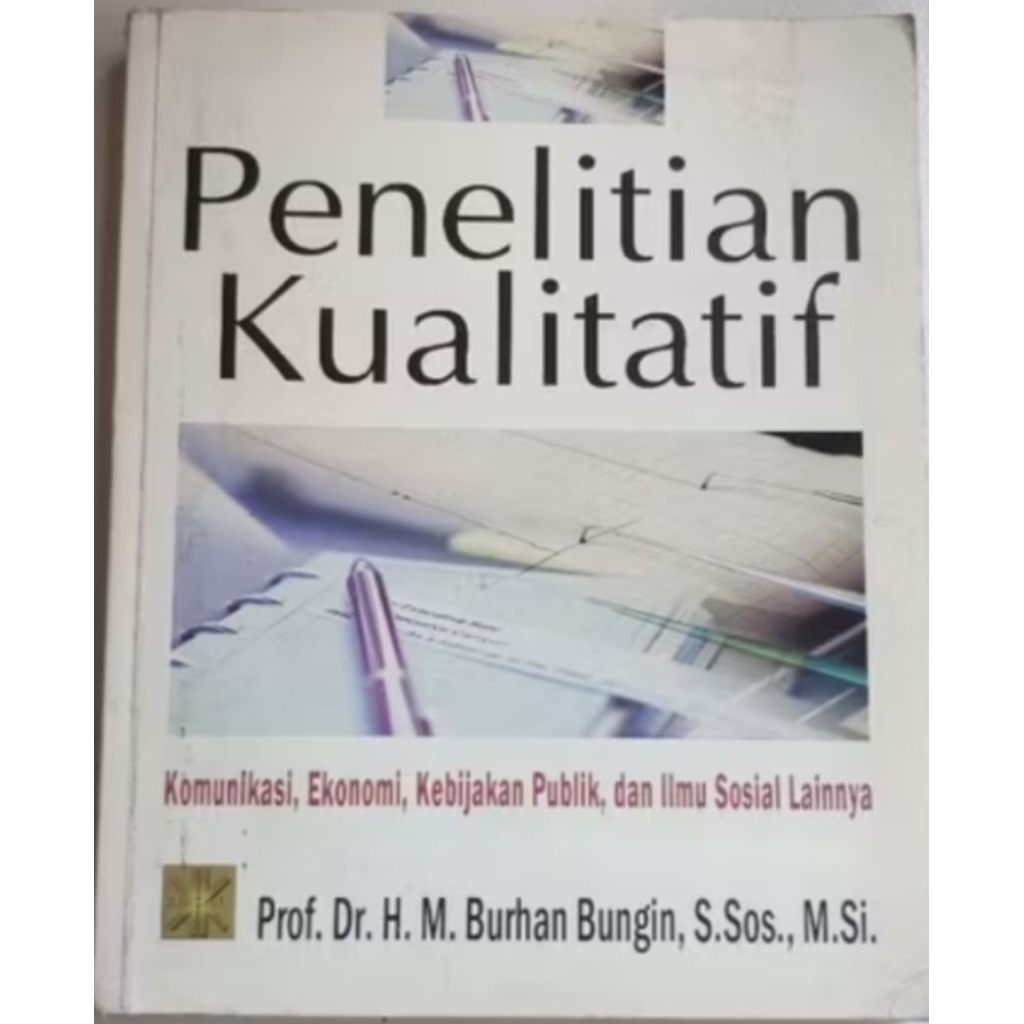 BUKU PENELITIAN KUALITATIF (BEKAS ORIGINAL)