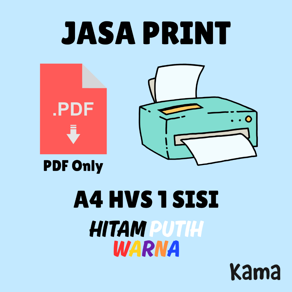 

Jasa Cetak Print Cepat Dokumen A4 (1 Sisi)