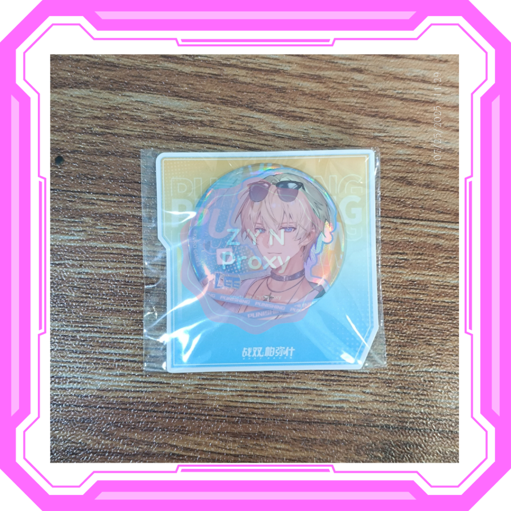 READY STOCK PUNISHING GRAY RAVEN PGR Badge Lee