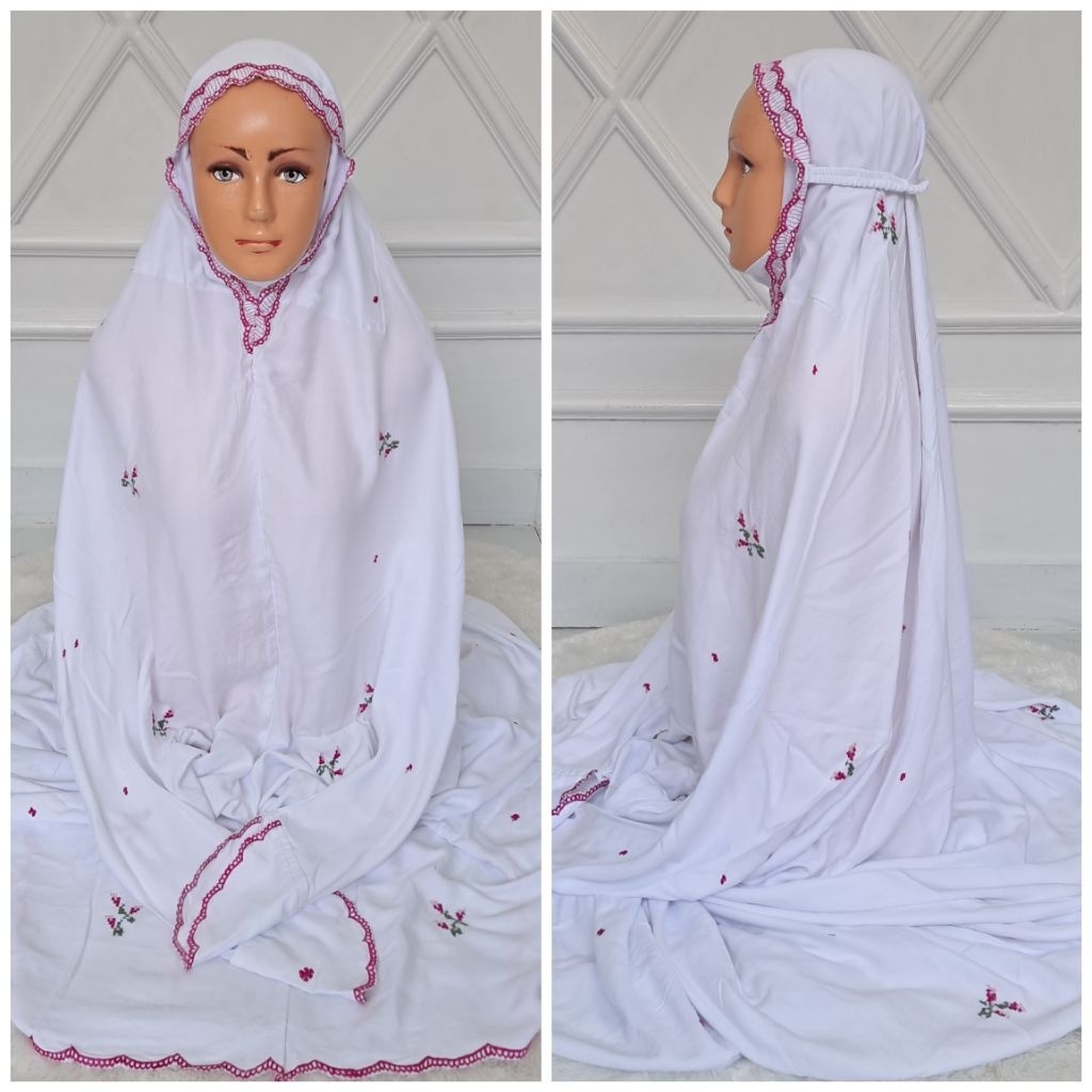 MUKENAH TERUSAN STRIMIN RAYON TWILL