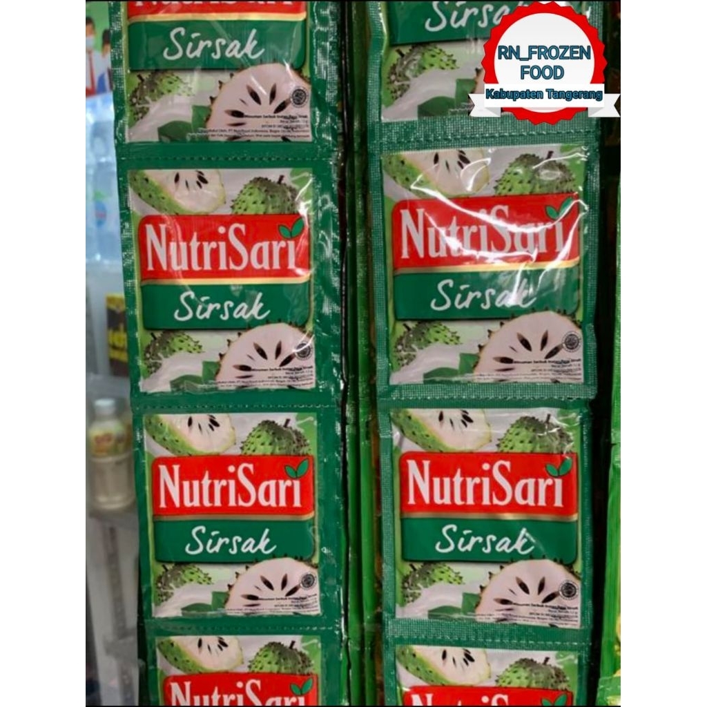

NUTRISARI SIRSAK | 1 RENCENG ISI 10 SACHET