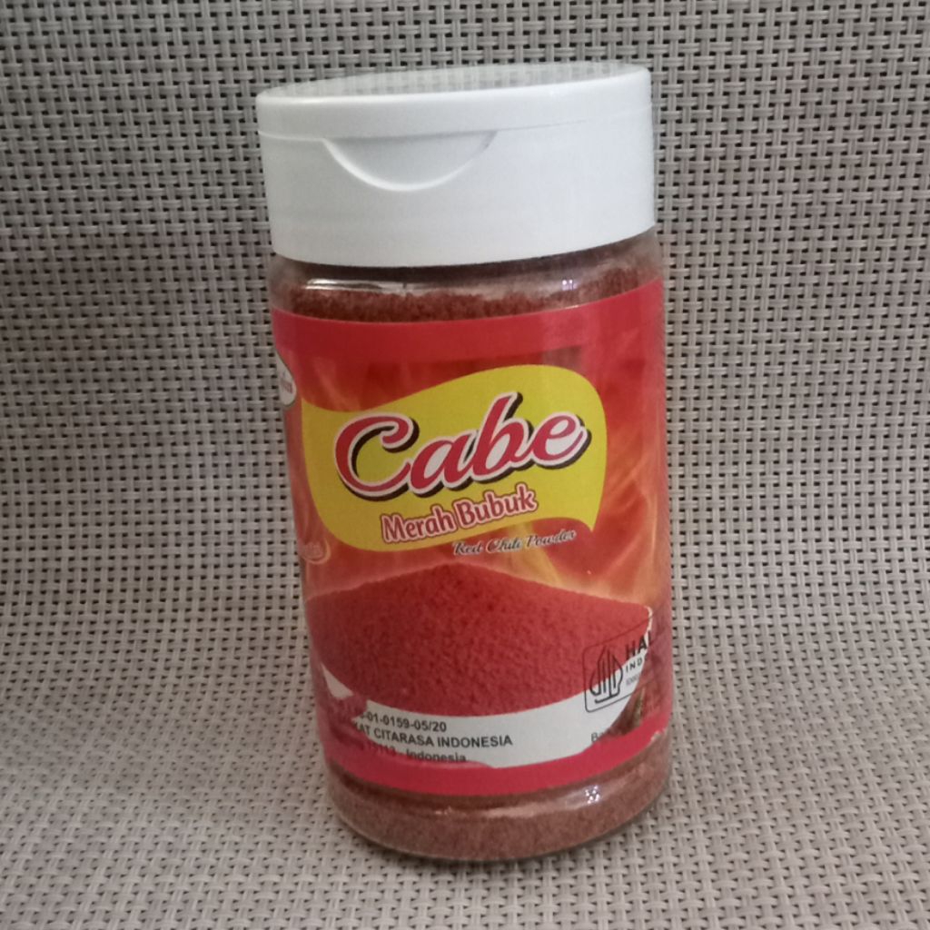 

CABE MERAH Bubuk Bumbu BARKAT Botol 50 gr Padang Asli Khas Minang