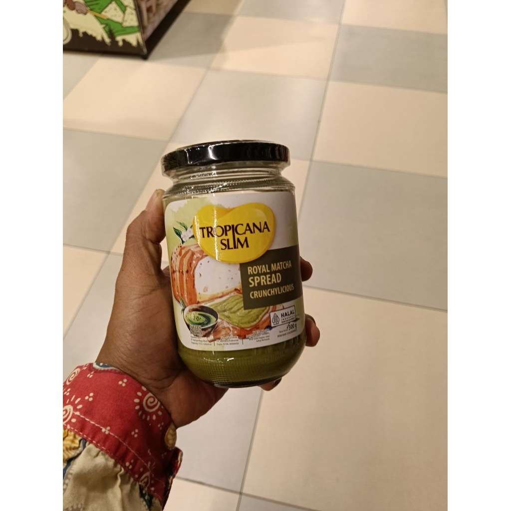 

tropicana slim spread matcha crunchylicious 300gr selai matcha