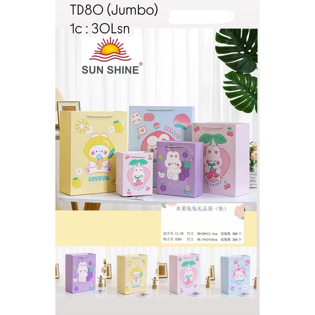 

PaperBag Shopping Bag Goodie Bag Jumbo Besar Motif Lucu Tebal Kantong Tas Kado