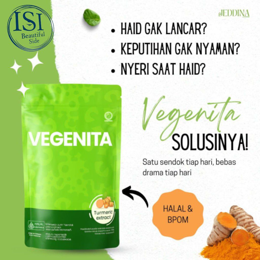 

#VEGENITA minuman jamu rasa jus, ORI HALAL BPOM #Jamu kewanitaan dengan rempah alami dan premium