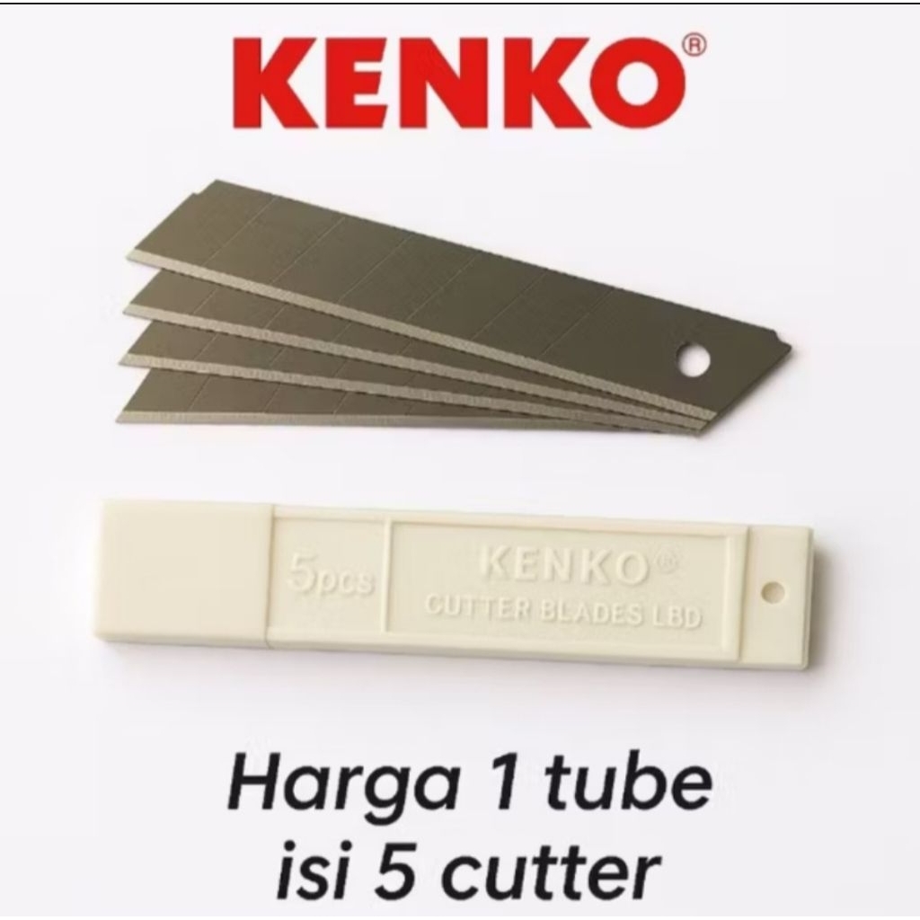 

Kenko L-150 - Mata Pisau Cutter Besar (5 pcs per tube)