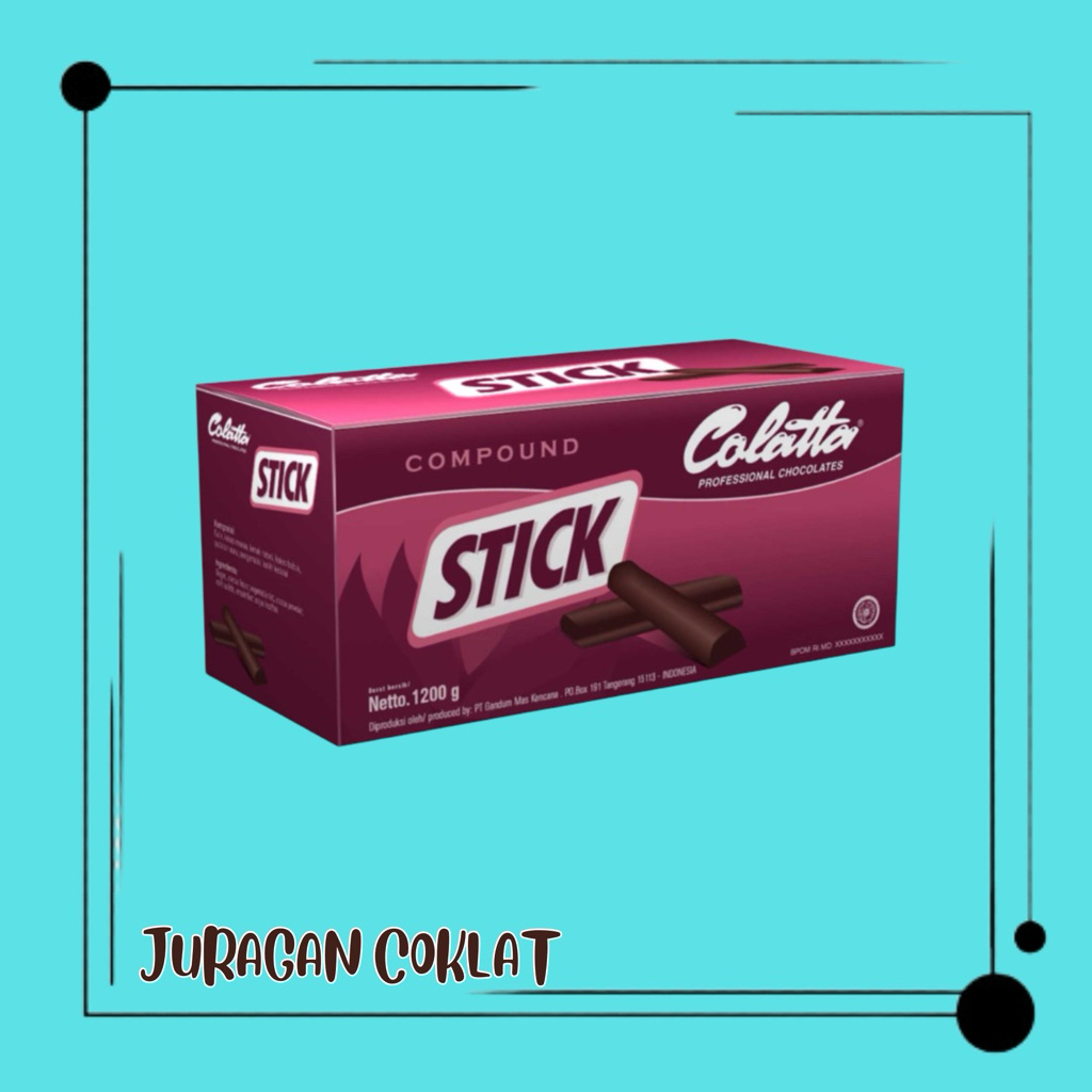 

COLATTA COKELAT STICK COMPUND 1,2kg | COKLAT STICK