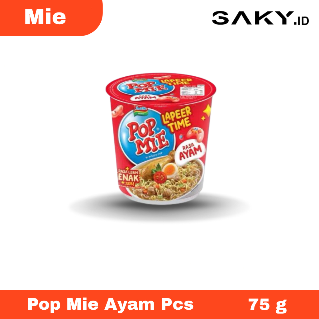 

Pop Mie Ayam Lapeer Time 75 G