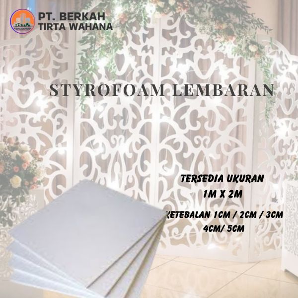BTW - Styrofoam Lembaran Putih / Styrofoam Packing Tebal Ringan Serbaguna – Ukuran Custom