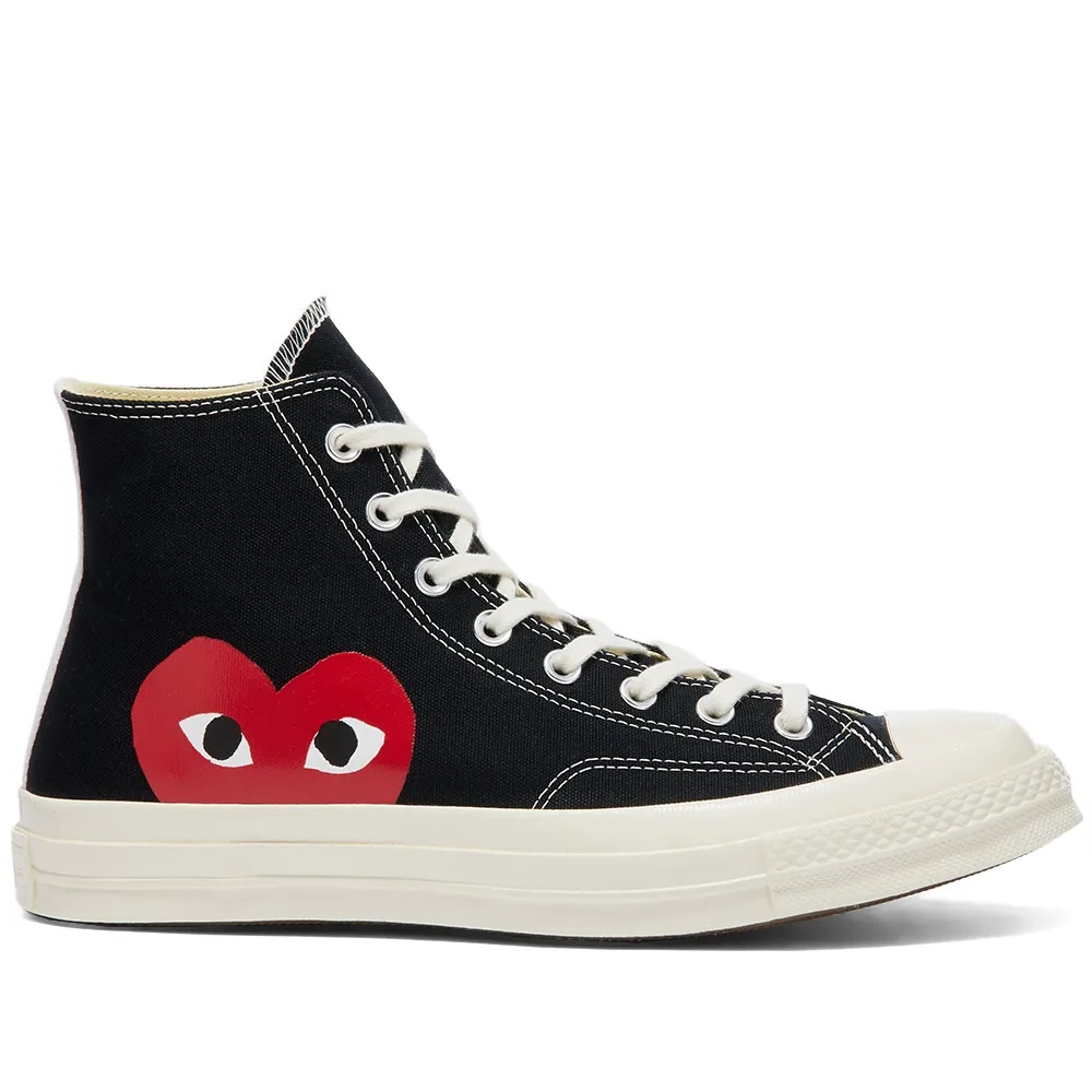Converse 70s CTAS HI x CDG PLAY Black White Original